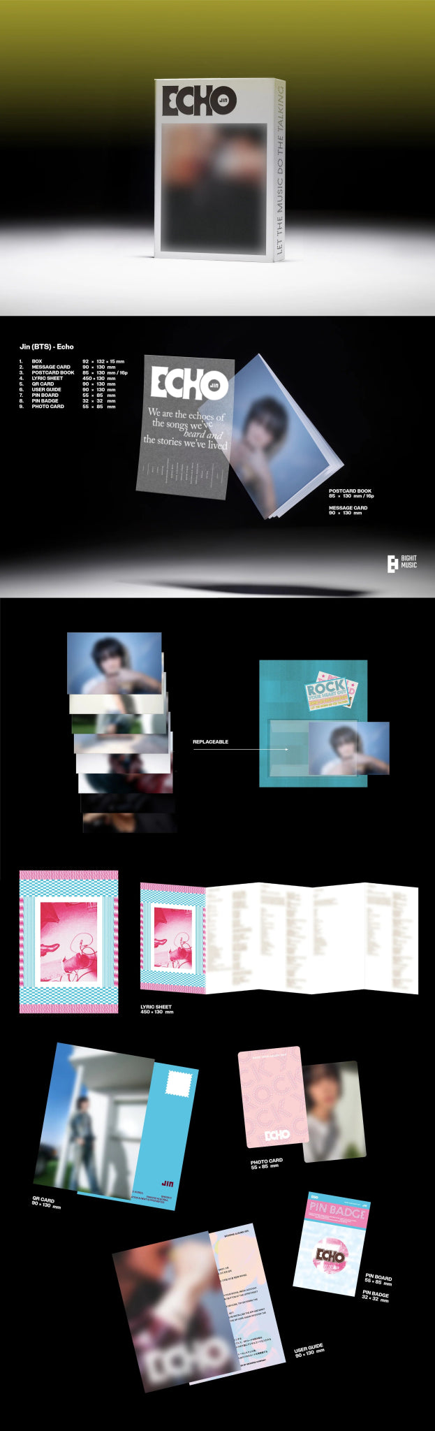 BTS JIN - ECHO (2nd Solo Mini - Album) WeVerse Album - Seoul - Mate