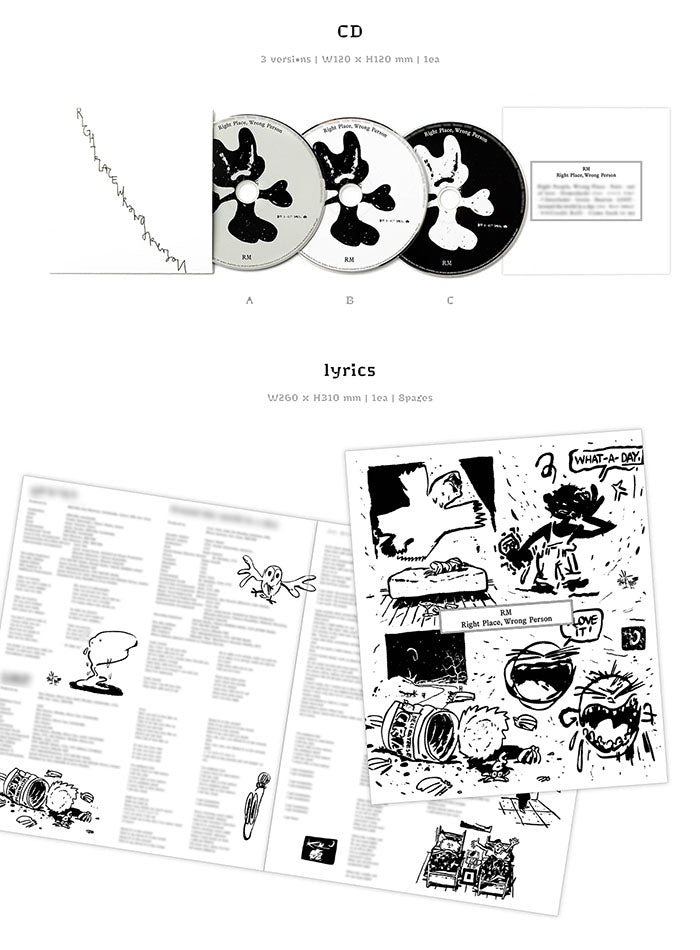 RM (BTS) - Right Place, Wrong Person (2nd Solo Album) - Seoul-Mate