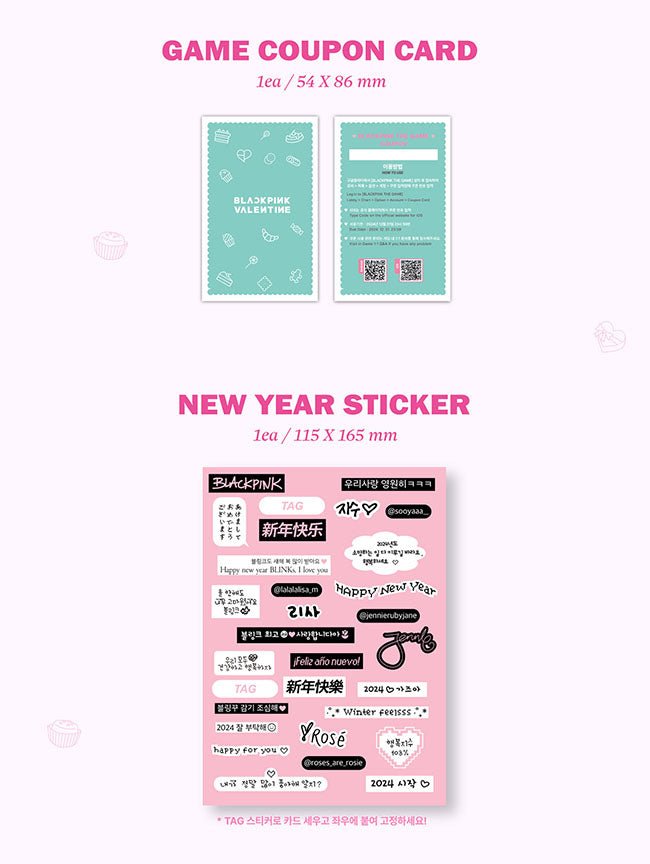 BLACKPINK - The Game Photocard Collection (Valentine's Edition) - Seoul-Mate
