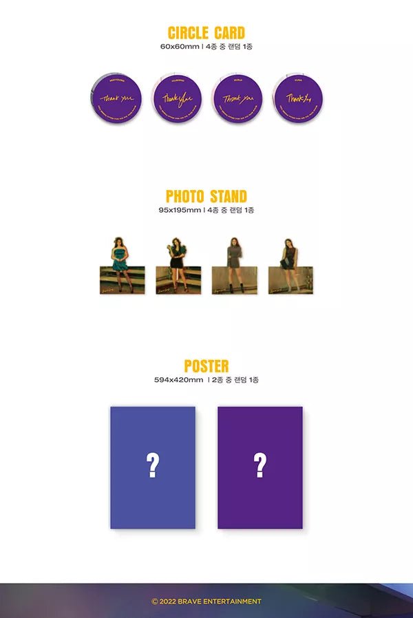 Brave Girls - Thank You (6th Mini-Album) - Seoul-Mate