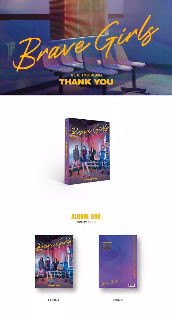 Brave Girls - Thank You (6th Mini-Album) - Seoul-Mate
