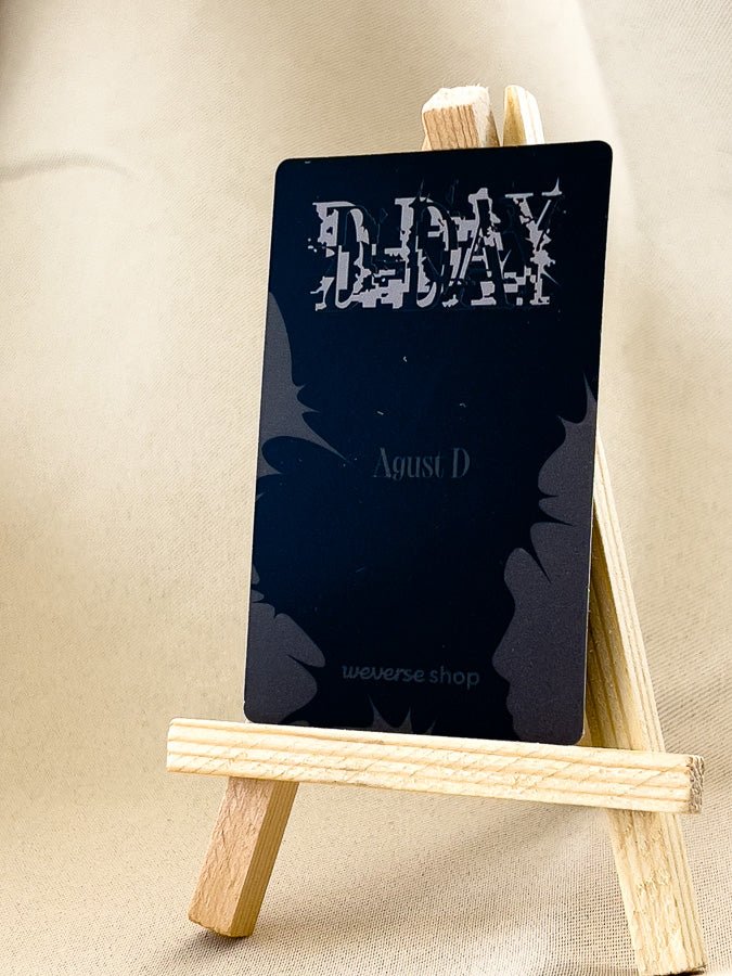 BTS - Agust-D (SUGA) - D-Day WeVerse Pre-Order Photocard - Seoul-Mate