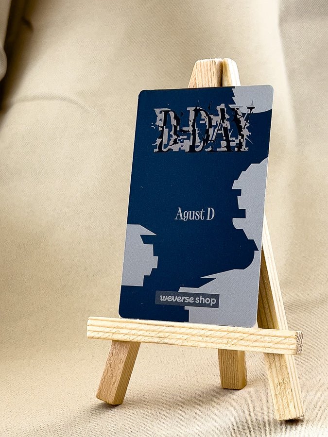 BTS - Agust-D (SUGA) - D-Day WeVerse Pre-Order Photocard - Seoul-Mate