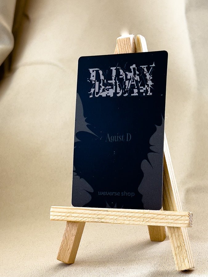 BTS - Agust-D (SUGA) - D-Day WeVerse Pre-Order Photocard - Seoul-Mate