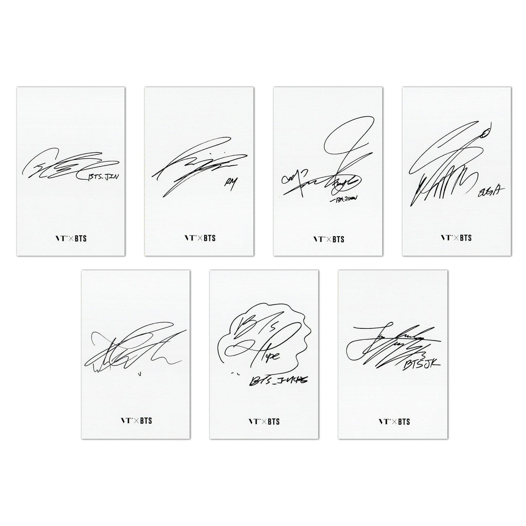 BTS x VT - Member Fotokarte