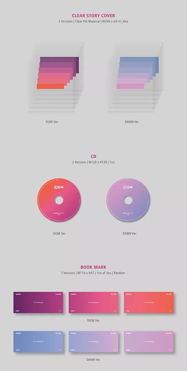 ENHYPEN - BORDER: DAY ONE (1st Mini-Album)