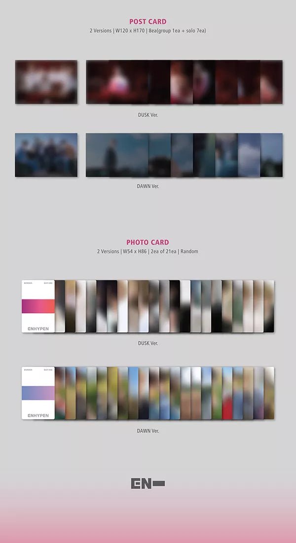 ENHYPEN - BORDER: DAY ONE (1st Mini-Album)