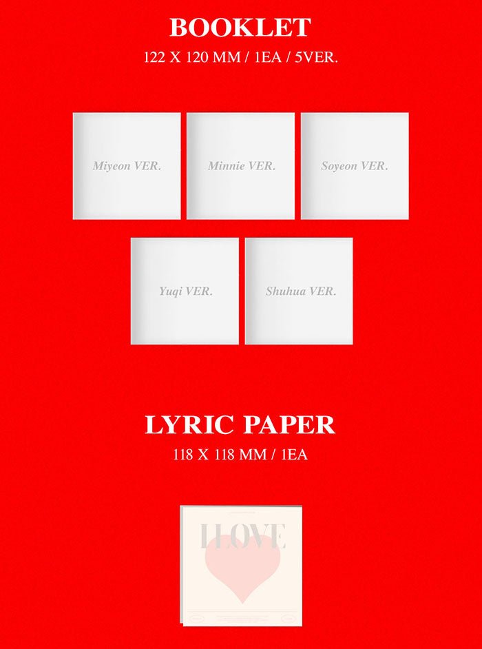 (G)I-DLE - I LOVE (5th Mini-Album) (Jewel Ver.) - Seoul-Mate