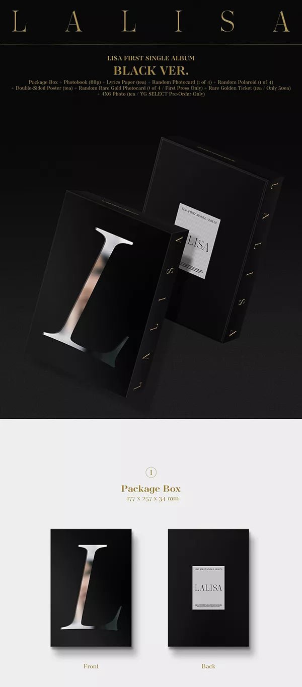 Lisa - LALISA (1st Single Album) - Seoul-Mate