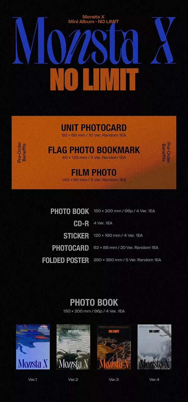 MONSTA X – NO LIMIT (10th Mini-Album) - Seoul-Mate