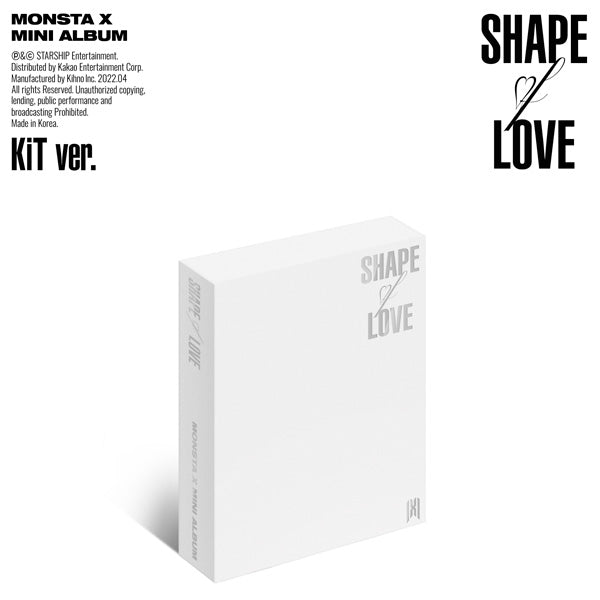 MONSTA X - SHAPE OF LOVE (11th Mini-Album) Kihno Kit Ver. - Seoul-Mate
