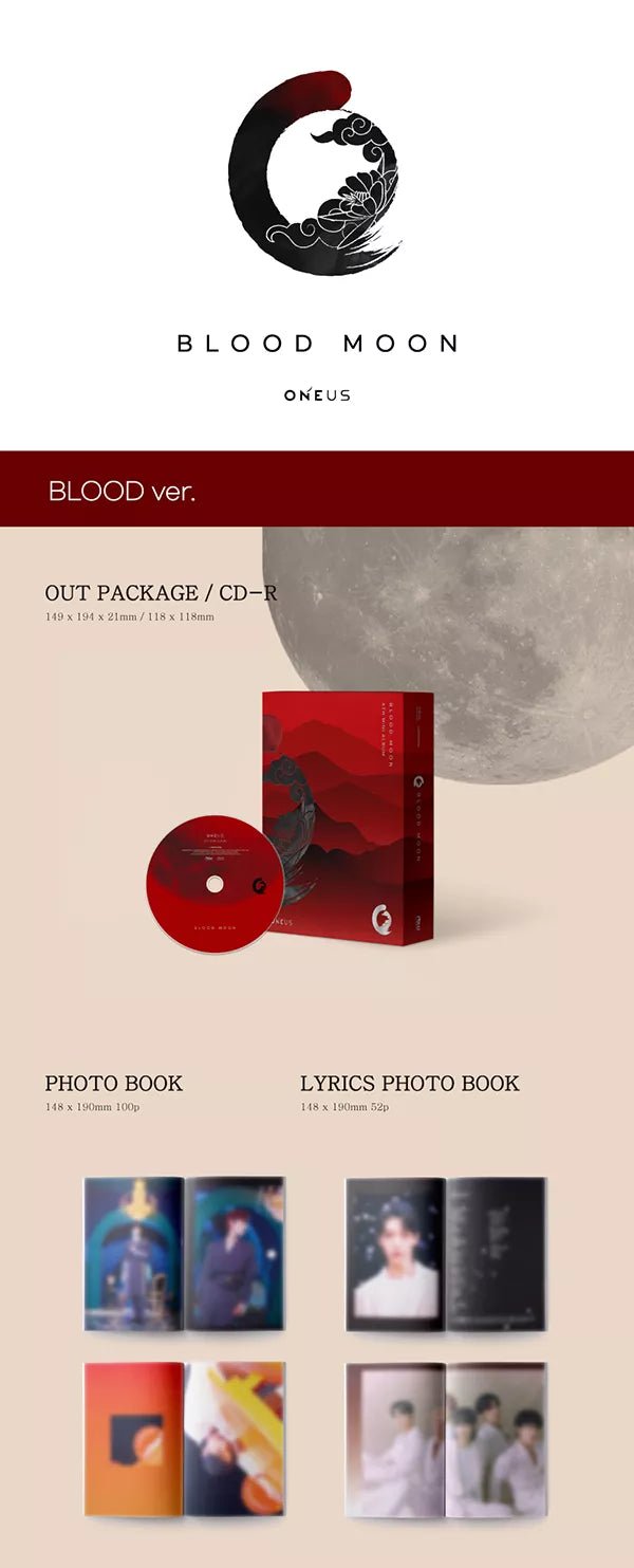 ONEUS β Blood Moon (6th Mini Album) Blood Version#version_blood