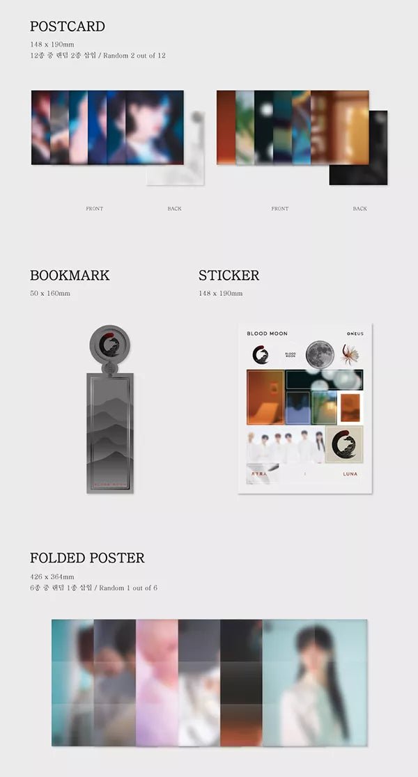 ONEUS β Blood Moon (6th Mini Album) Grey Version#version_grey