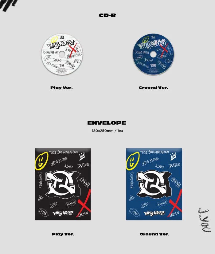 TO1 - WHY NOT?? (3rd Mini-Album) Details
