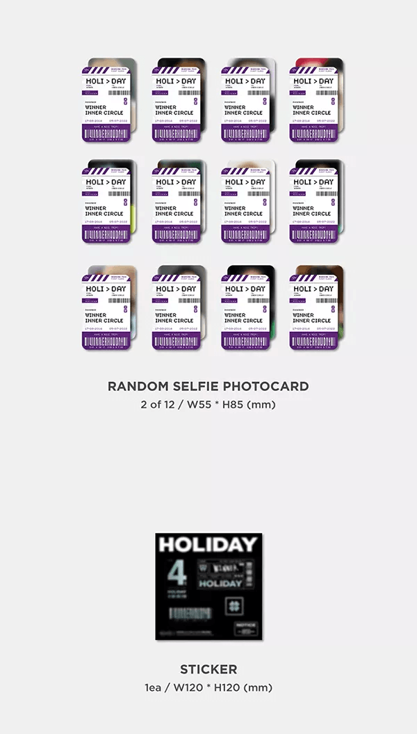 WINNER - HOLIDAY (4th Mini-Album) - Seoul-Mate