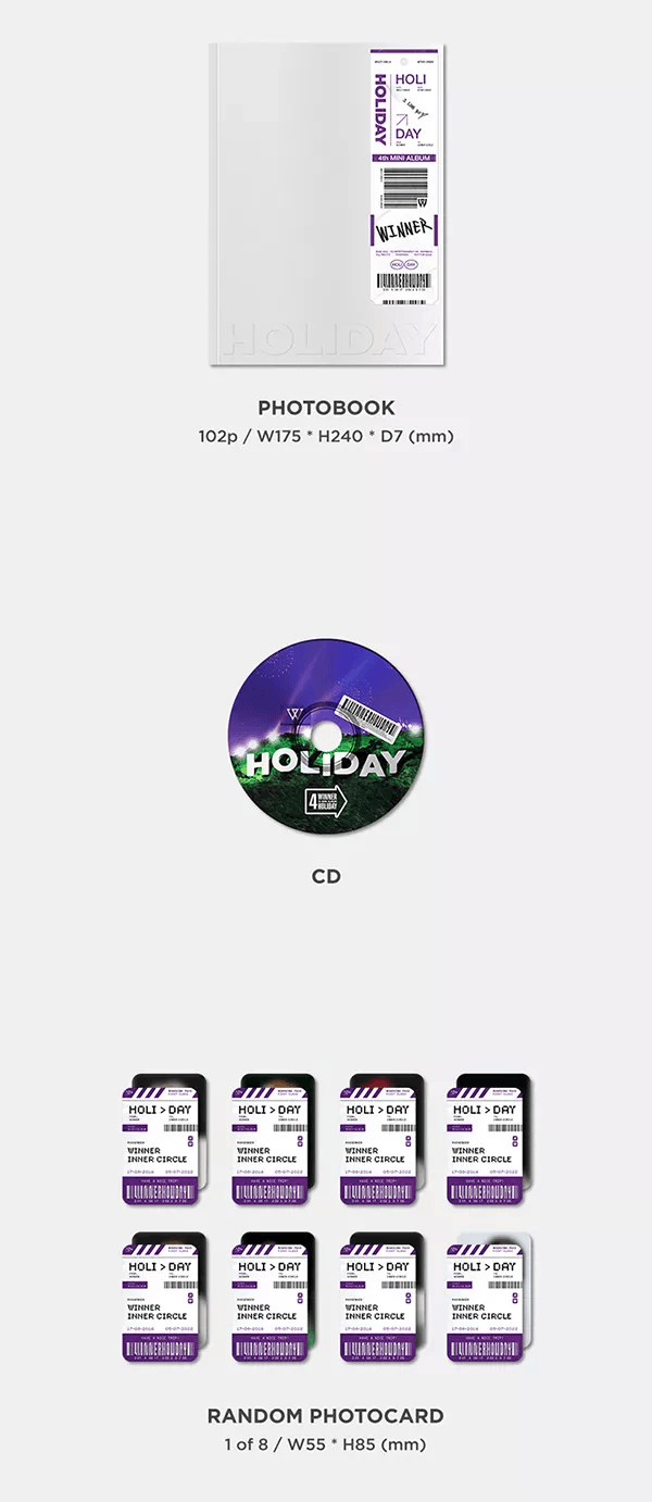 WINNER - HOLIDAY (4th Mini-Album) - Seoul-Mate