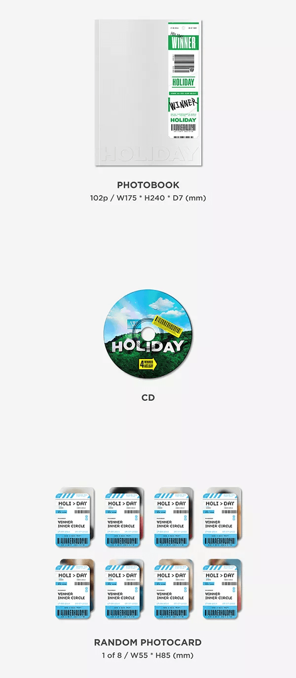 WINNER - HOLIDAY (4th Mini-Album) - Seoul-Mate