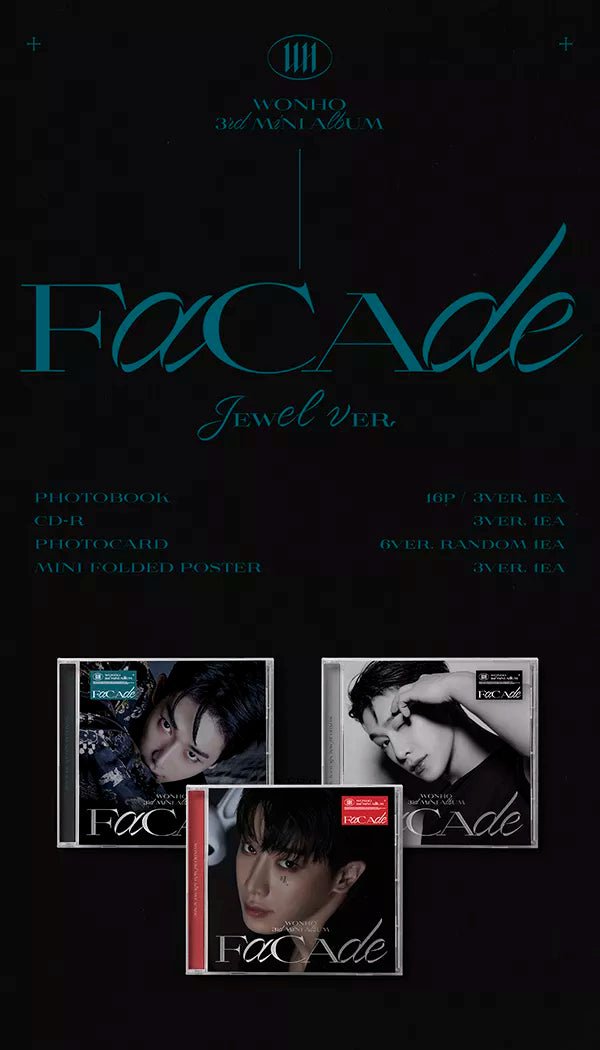 WONHO - FACADE (3rd Mini-Album) Jewel Case Version - Seoul-Mate