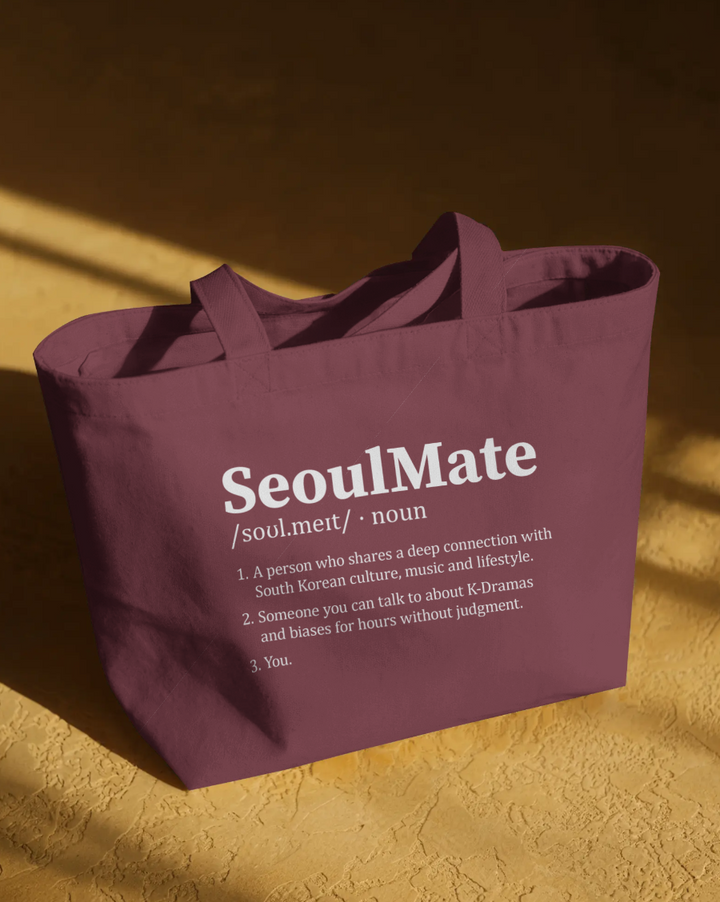 K-(Pop)-Fan Organic Shopping Bag "SeoulMate"