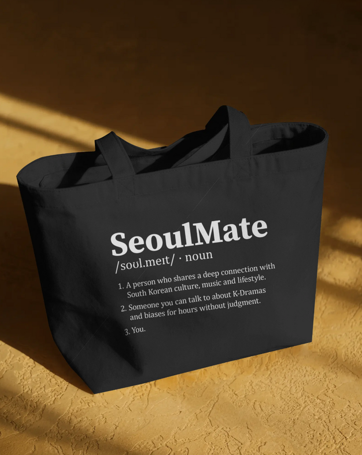 K-(Pop)-Fan Organic Shopping Bag "SeoulMate"