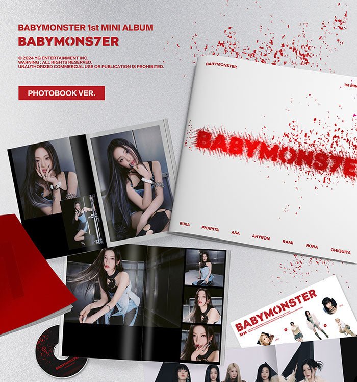 BABYMONSTER - 1st Mini Album [BABYMONS7ER] Photobook Ver