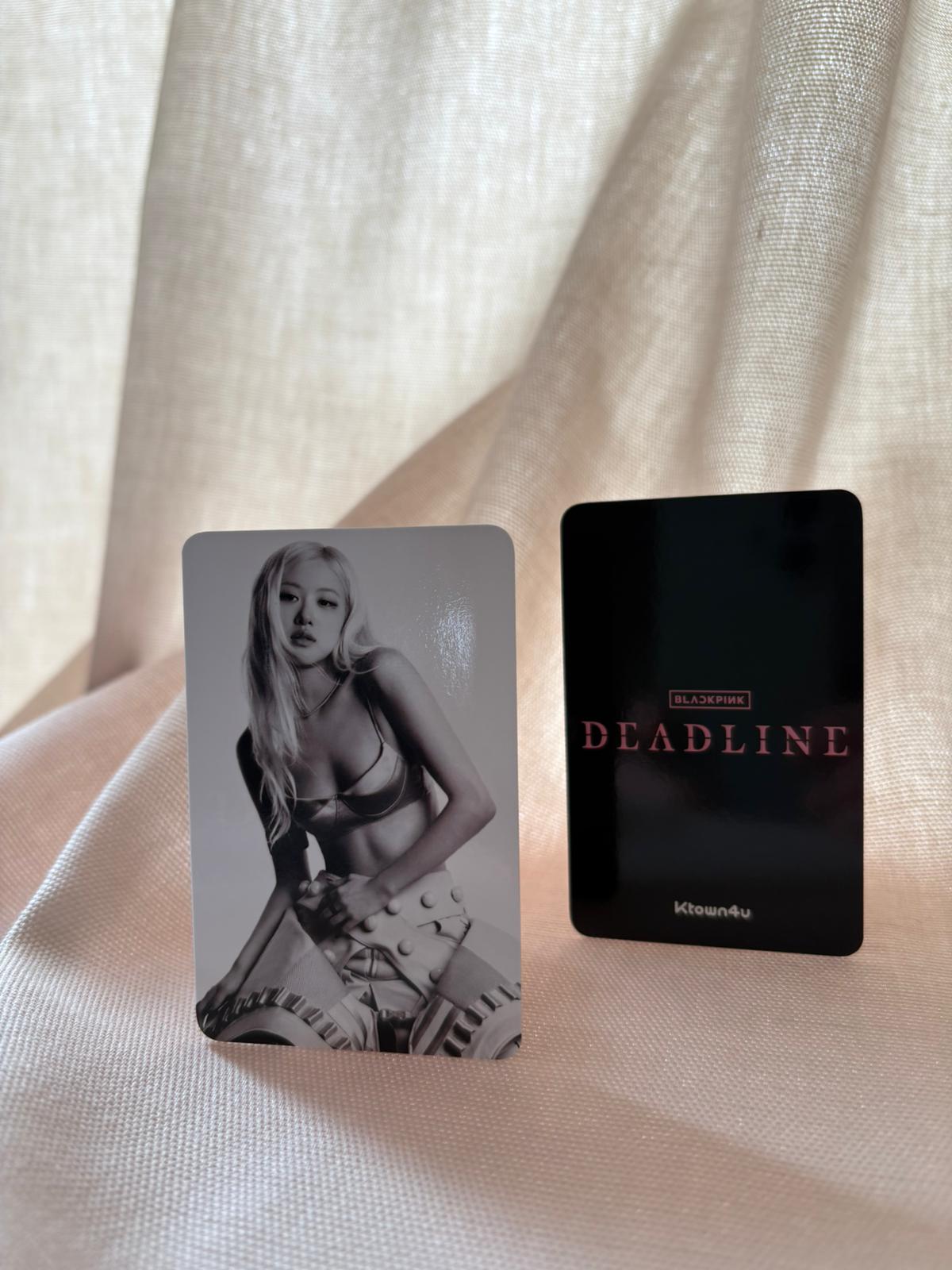 BLACKPINK - DEADLINE Ktown4u Fotokarte Photocard (Black Ver.) - SeoulMate