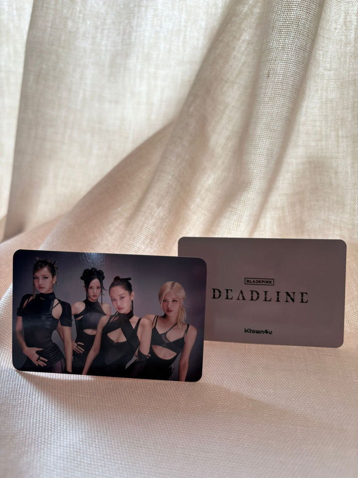 BLACKPINK - DEADLINE Ktown4u Fotokarte Photocard (Silver Ver.) - SeoulMate