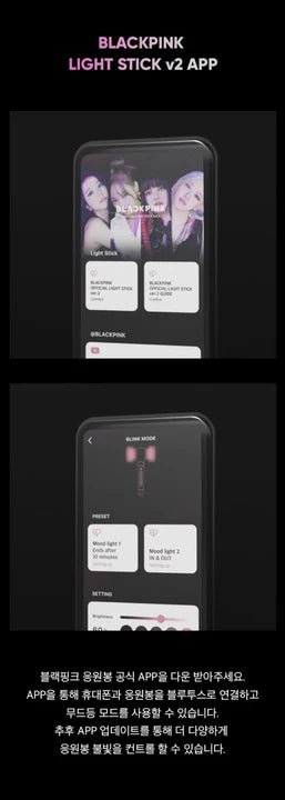 BLACKPINK - OFFICIAL LIGHT STICK VER. 2 (RENEWAL EDITION) - Seoul - Mate