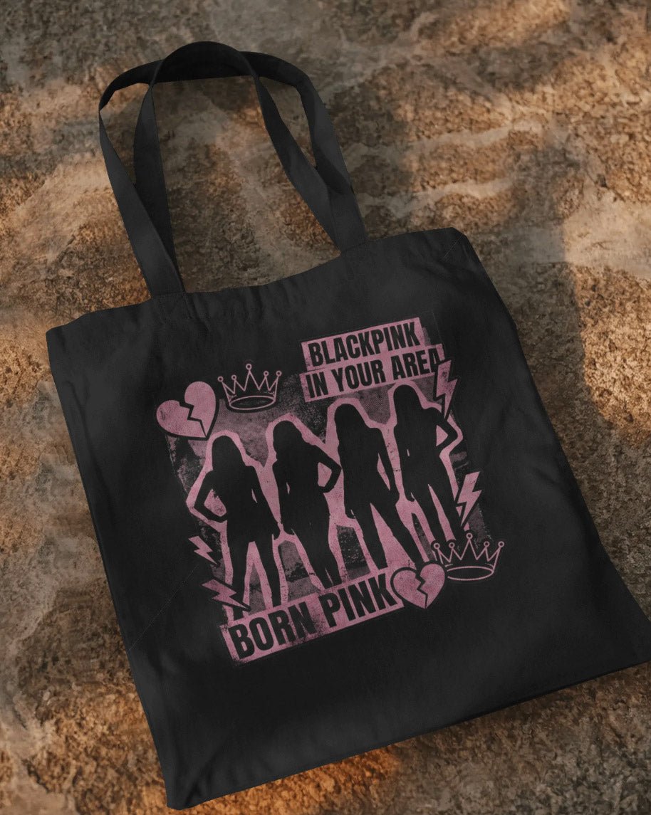 Blackpink Tote Bag "Born Pink" Jutebeutel - SeoulMate