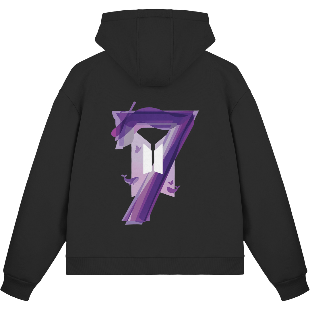 BTS Borahae 7 - Fluffy Boxcut Zipper - SeoulMate