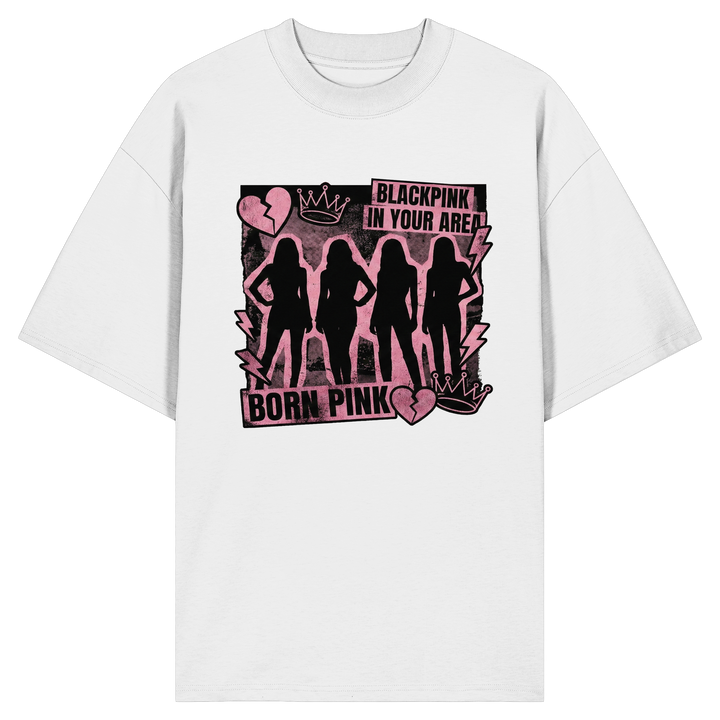Blackpink Fan T-Shirt - In Your Area - Oversize Shirt