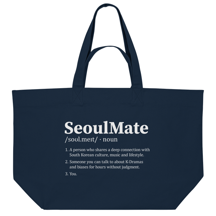 K-(Pop)-Fan Organic Shopping Bag "SeoulMate"