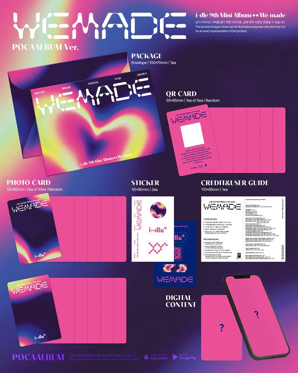 I-DLE - WE MADE (POCAALBUM) - SeoulMate
