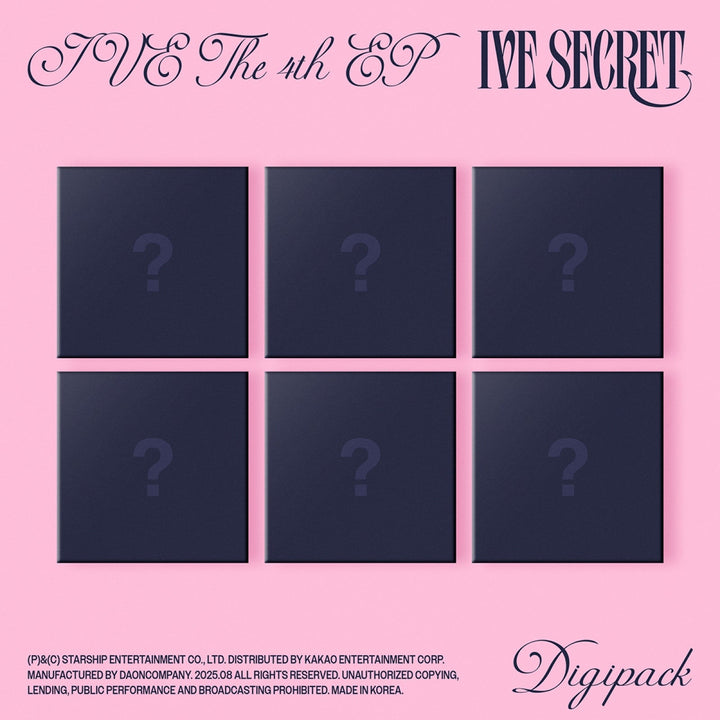 IVE - IVE SECRET (4th EP Album) (Digipack Ver.) - SeoulMate
