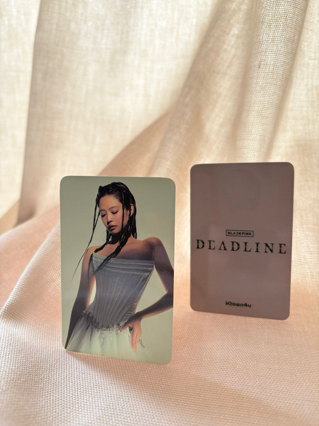 BLACKPINK - DEADLINE Ktown4u Fotokarte Photocard (Silver Ver.)