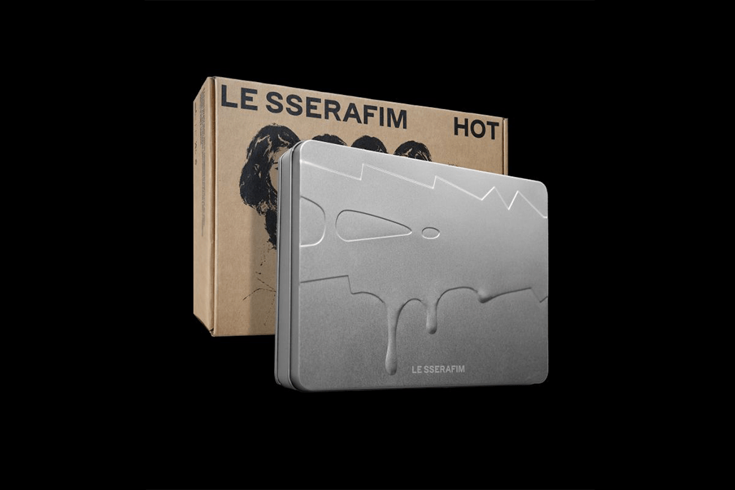 LE SSERAFIM - HOT (5th Mini Album) Tin Case Ver. - Seoul - Mate