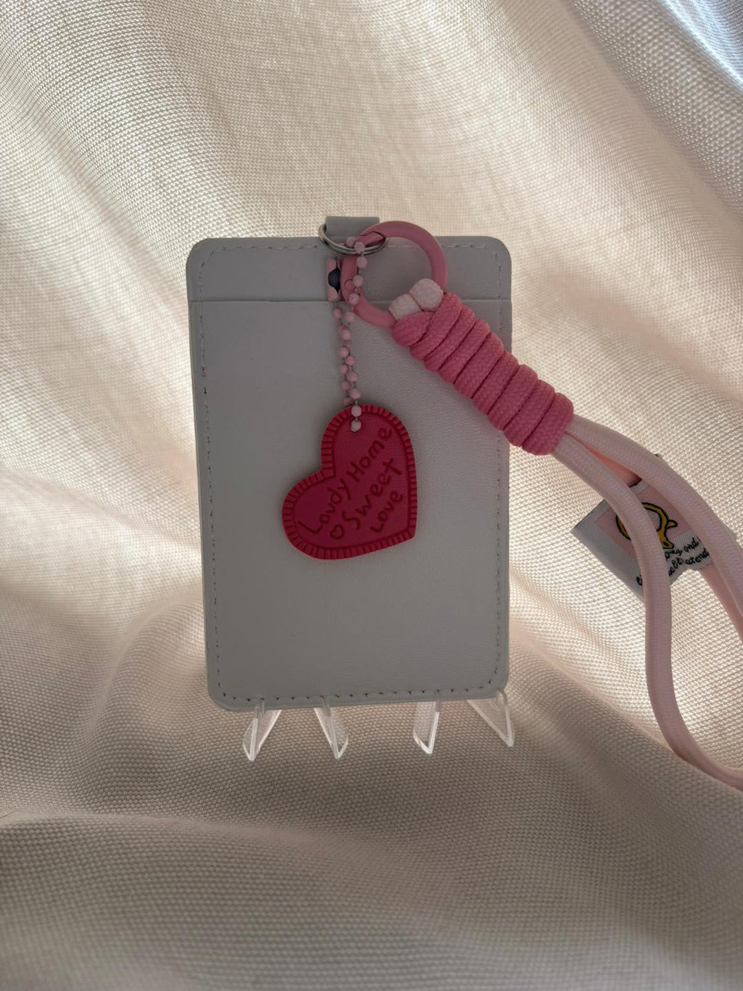 Premium K-Pop Fotokarten-Halter mit Trageschlaufe &amp; Herz-Anhänger - SeoulMate