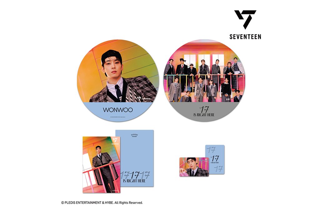 SEVENTEEN - 17 IS RIGHT HERE MD - Mini Poster & Image Picket Package - Seoul - Mate