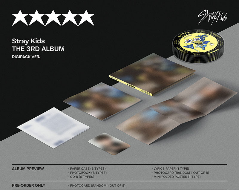 STRAY KIDS - 5-STAR () JYP Shop POB Photocard – Seoul-Mate