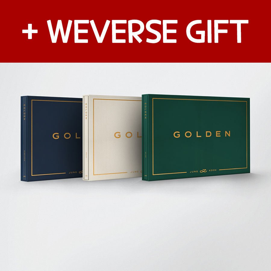 BTS Jung Kook - GOLDEN Set + WeVerse Gifts - Seoul-Mate