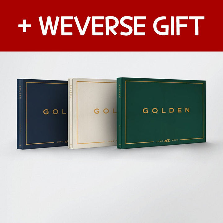 BTS Jung Kook - GOLDEN + WeVerse Gifts - Seoul-Mate