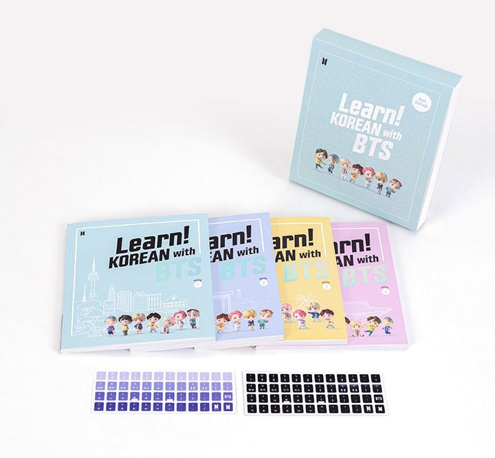 Learn!KOREANwithBTS おまけ付き♡ Learn Korean with BTS New Book Package (for Amazon) 1~4