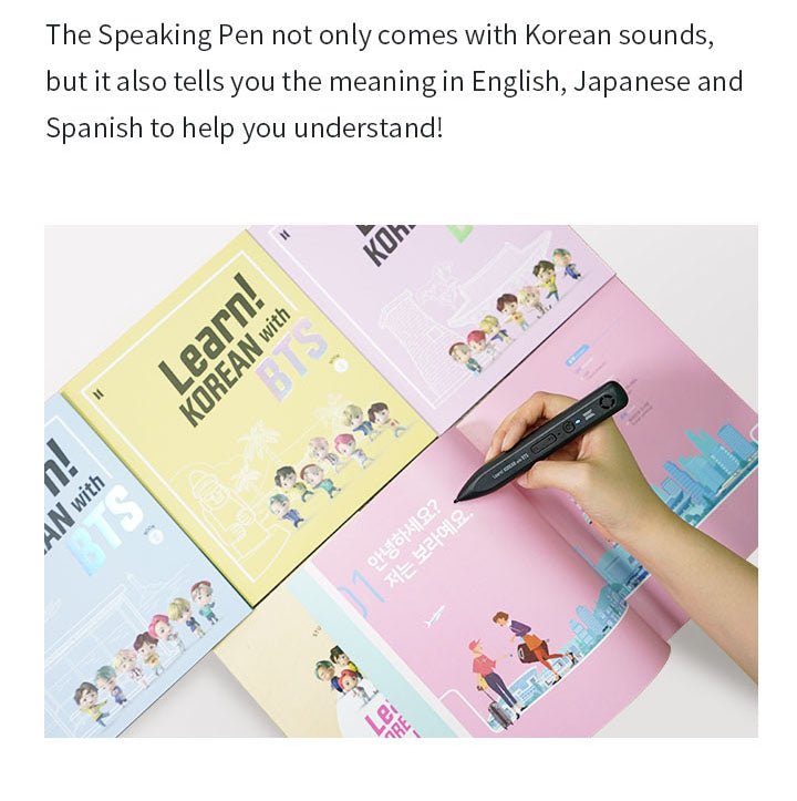 BTS - Learn! Korean with BTS (inkl. Speaking Pen) - Seoul-Mate