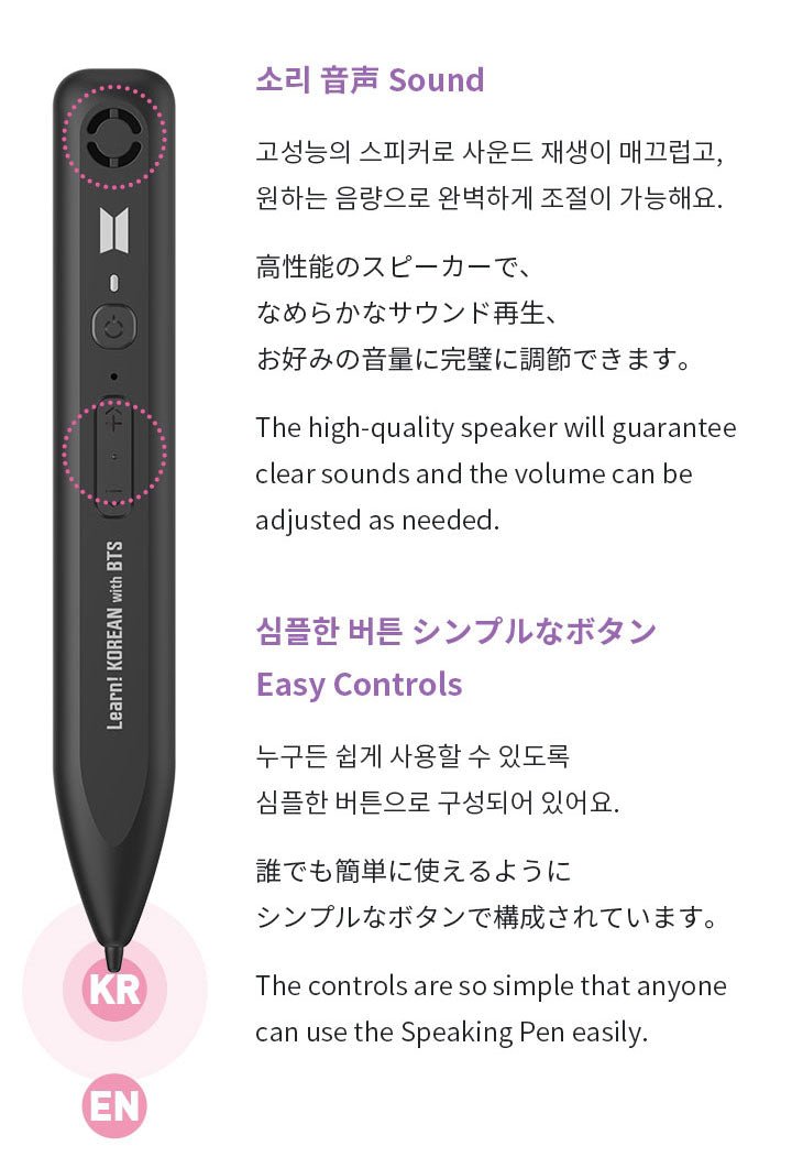 BTS - Learn! Korean with BTS (inkl. Speaking Pen) - Seoul-Mate