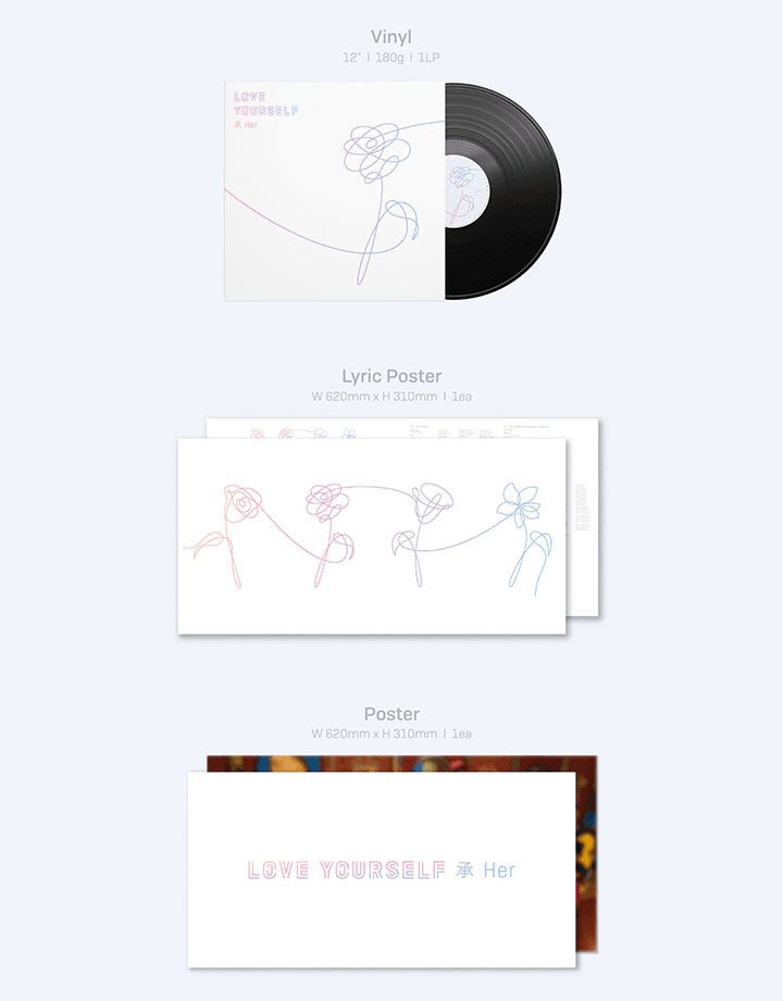 BTS - LOVE YOURSELF 承 'Her' (Vinyl LP Schallplatte) - Seoul-Mate