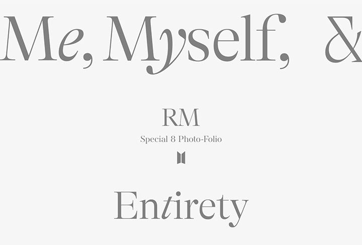 BTS - Me, Myself and RM 'Entirety' Photobook - Seoul-Mate