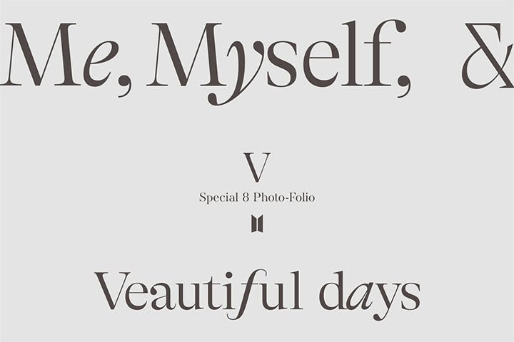 BTS - Me, Myself and V 'Veautiful days' Photobook - Seoul-Mate