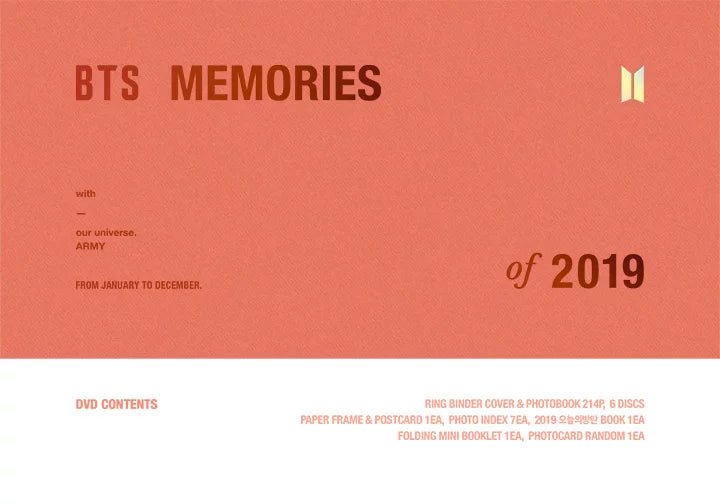 BTS - Memories of 2019 + 2020 Neuauflage [SET] - Seoul-Mate