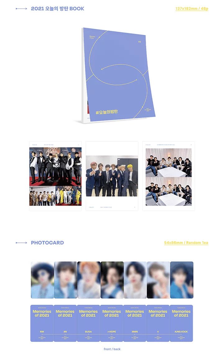 BTS - Memories of 2021 [7 DVD-Set] - Seoul-Mate