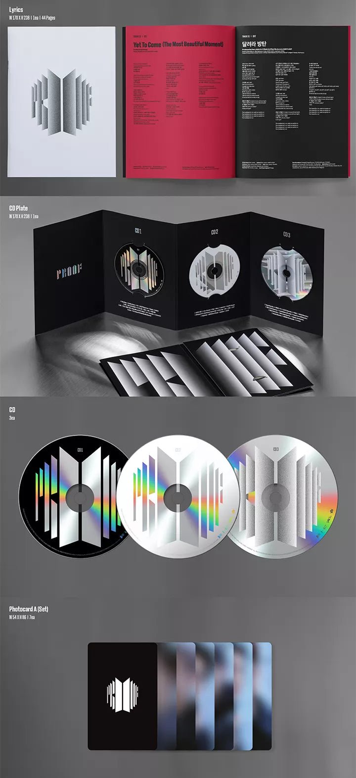 BTS - Proof Standard Edition Album + WeVerse Gift – Seoul-Mate